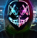 🎭MASCARA PARA HALLOWEEN LA PURGA LUZ LED 💡