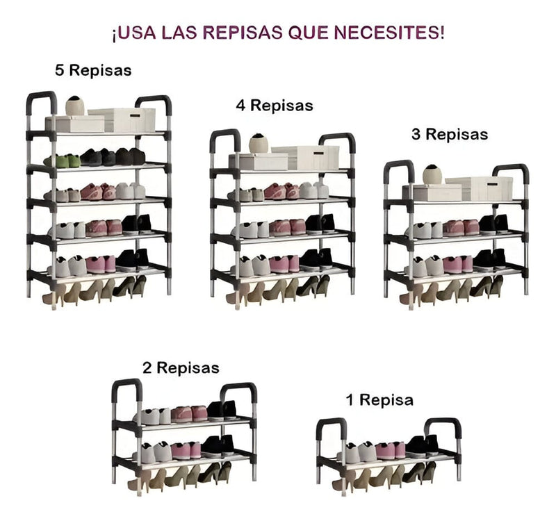 ZAPATERO EN ALUMINIO 6 NIVELES