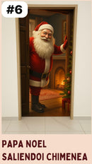 🎅Fundas Navideñas para Puerta🎄 + 🎁 REGALO Tapete Antideslizante y Absorbente✨ 🔥MEGA BLACK FRIDAY🔥