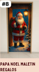 🎅Fundas Navideñas para Puerta🎄 + 🎁 REGALO Tapete Antideslizante y Absorbente✨ 🔥MEGA BLACK FRIDAY🔥