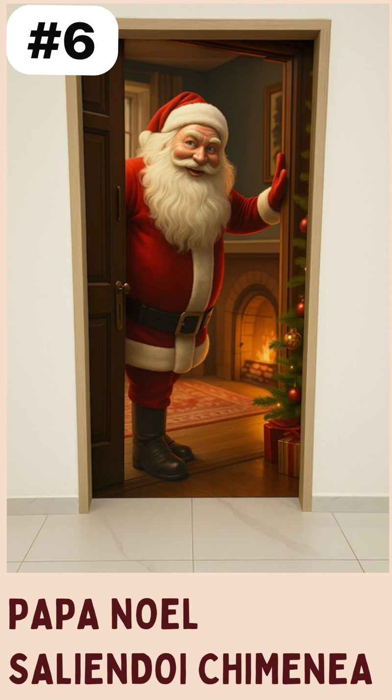 🎅Fundas Navideñas para Puerta🎄 + 🎁 REGALO Tapete Antideslizante y Absorbente✨ 🔥MEGA BLACK FRIDAY🔥