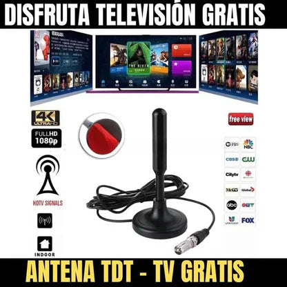 📡ANTENA TDT 5 METROS | SU TV EN ALTA DEFINICIÓN SIN PAGAR MÁS📺
