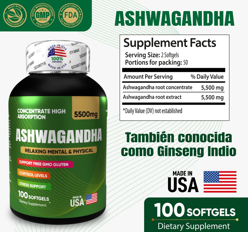 ASHWAGANDHA: Energía para tu cuerpo y mente