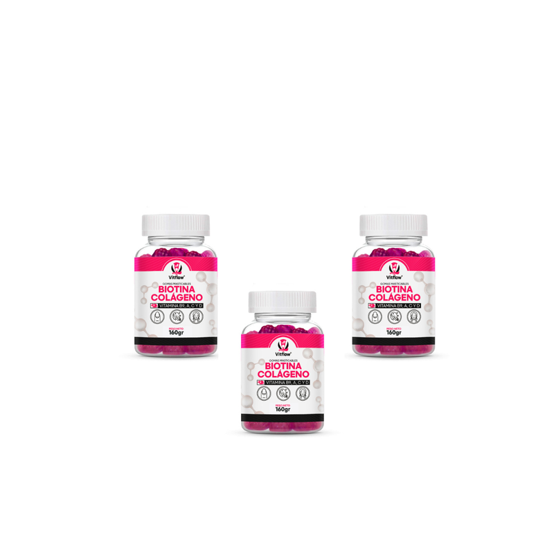 🍓GOMITAS BIOTINA + COLAGENO✨