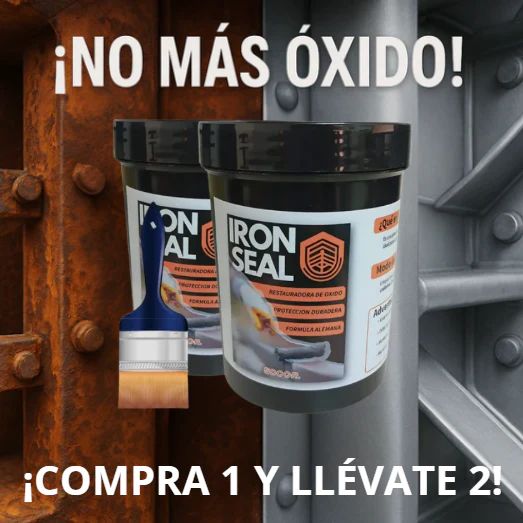 🛠️ Iron Seal Reparación Total - Elimina Oxido AHORA | Compra 1 y llévate 2 🔥