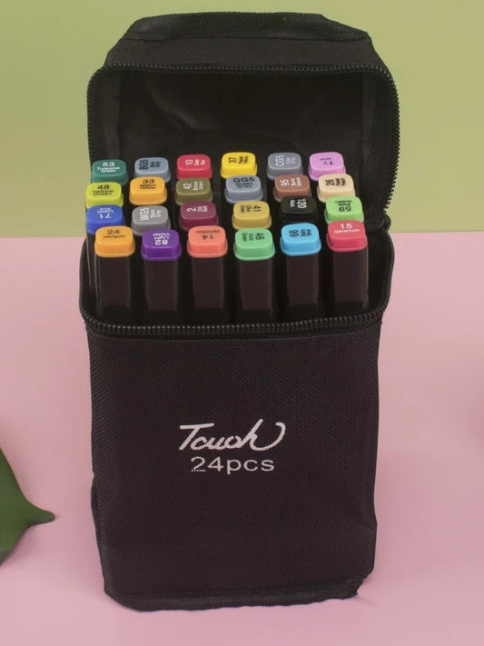 Juego de rotuladores con 80 Colores