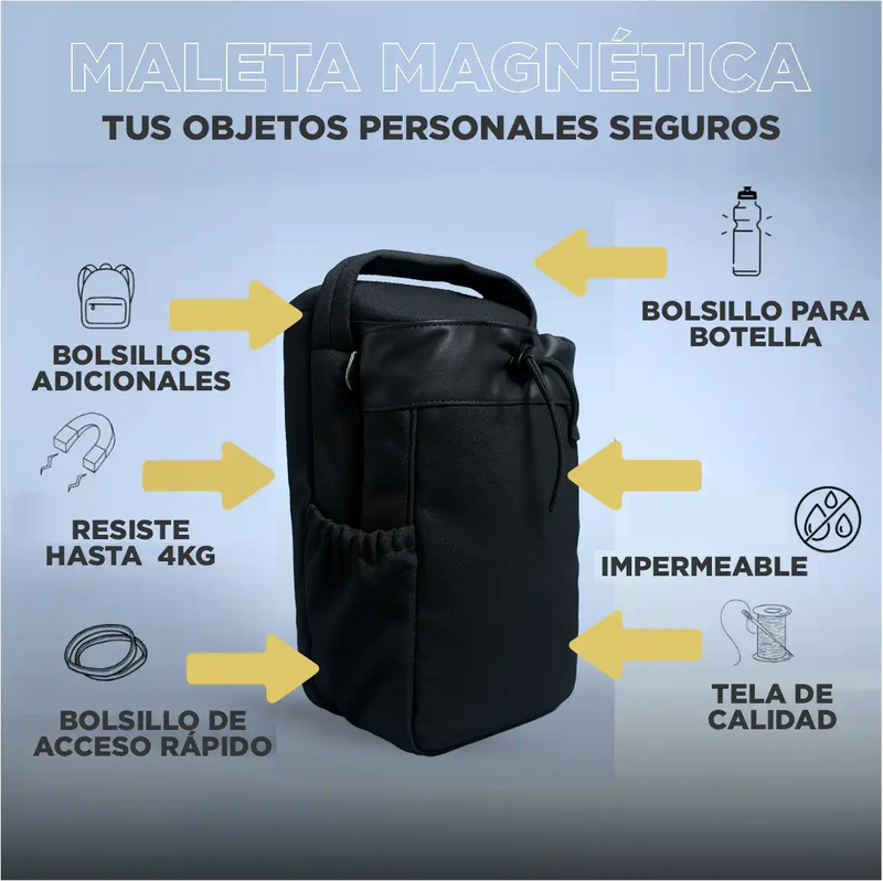 Bolso Magnetico para Gym, Entrena Sin Distracciones, Mantén Todo Seguro y a la Mano