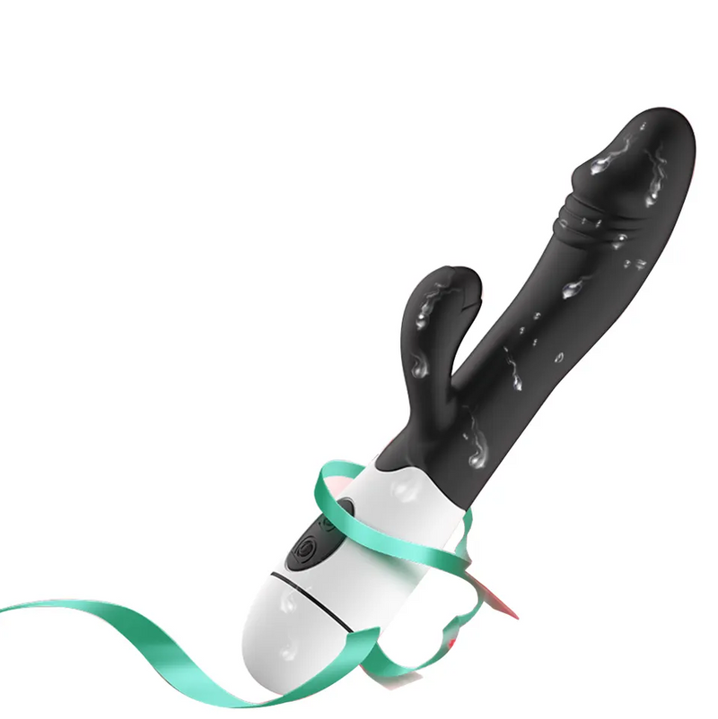 🌸 Vibrador Conejo - “Doble estímulo, doble placer… un viaje sin retorno al éxtasis.”🔥